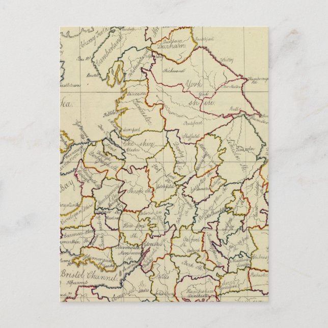 England, Wales 4 Postcard (Front)