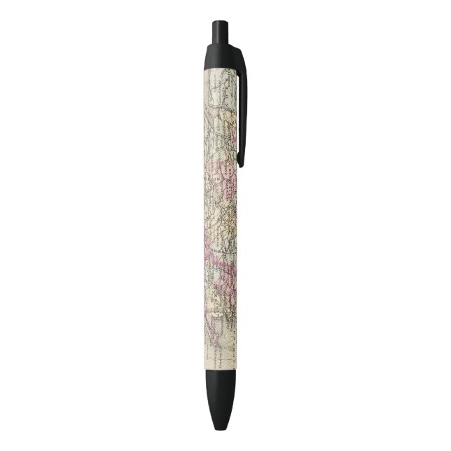 England, Wales 5 Black Ink Pen (Bottom (Vertical))