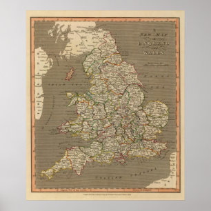 England, Wales 5 Poster