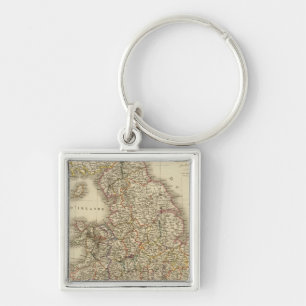 England, Wales Keychain
