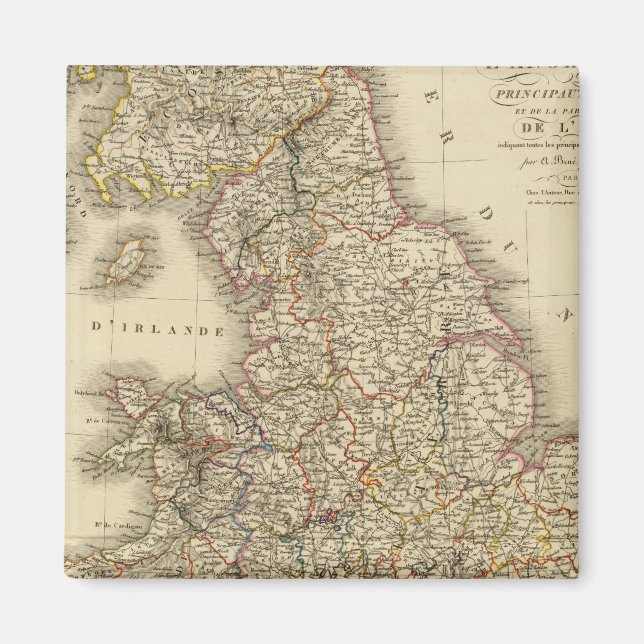 England, Wales Magnet (Front)