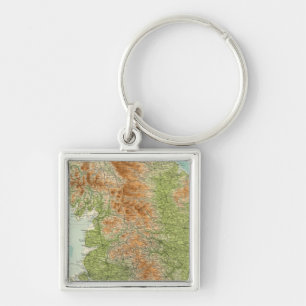 England & Wales, northern section Keychain