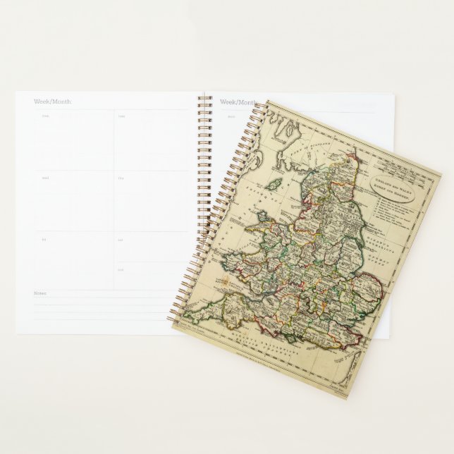 England, Wales Roman, modern Planner (Display)