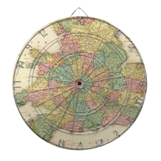 England, Wales, Scotland. Dartboard (Front)