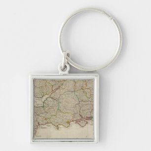 England, Wales, south Keychain