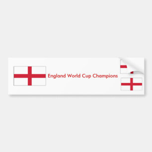 England World Cup Champions Bumper Sticker