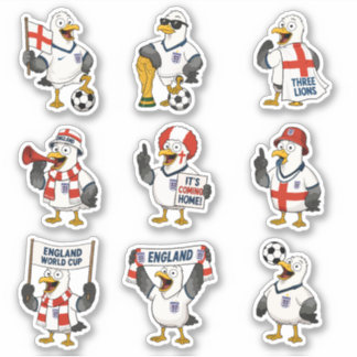 England World Cup Stickers