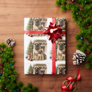 Englische Dogge Mastiff Christmas Wrapping Paper