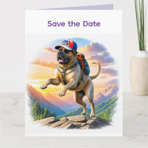 Englische Dogge Mastiff Date Card