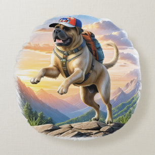 Englische Dogge Mastiff Gebirge Round Pillow