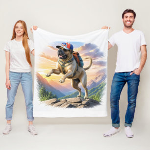 Englische Dogge Mastiff wanderer Fleece Blanket