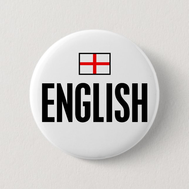 English 2 Inch Round Button (Front)