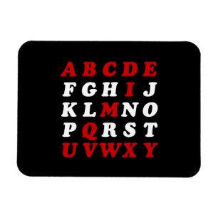 English Alphabet Magnet