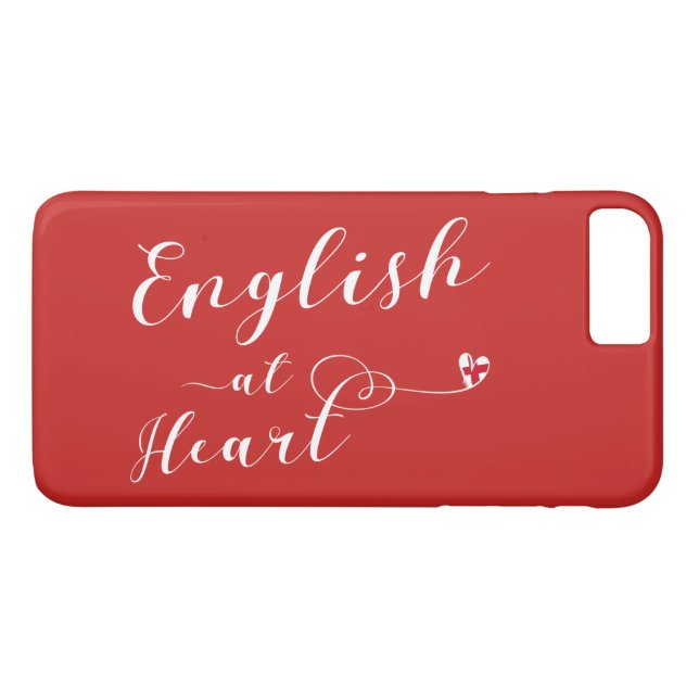 English At Heart Mobile Phone Case (Back (Horizontal))