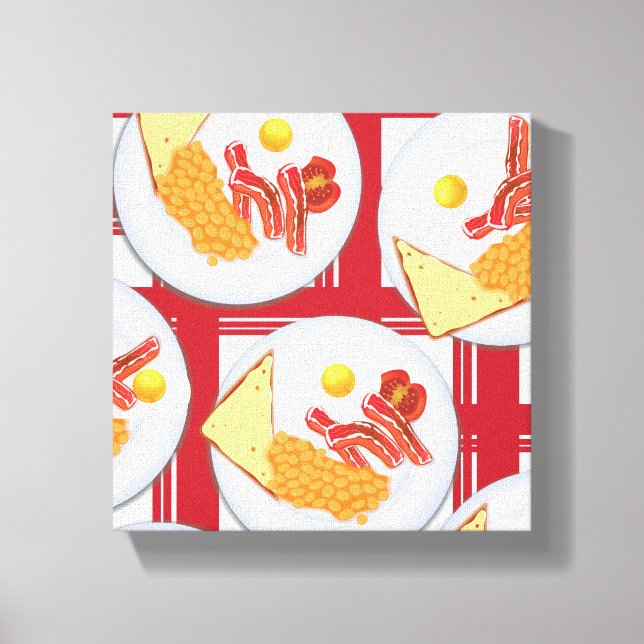 English Breakfast Canvas Print (Front)