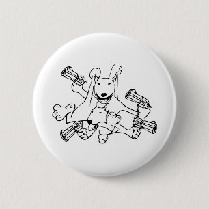 english bull terrier 2 inch round button
