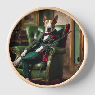 English Bull Terrier Clock