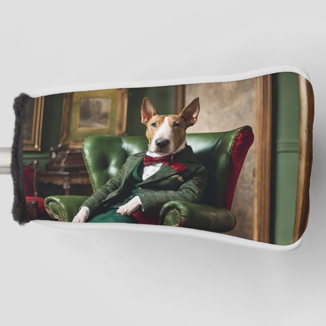 English Bull Terrier Golf Head Cover (Front)