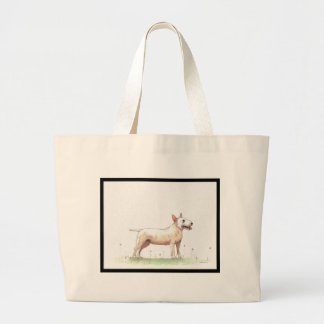 English Bull Terrier Large Tote Bag
