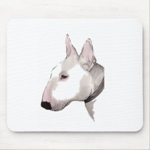 english bull terrier mousemat mouse pad