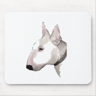 english bull terrier mousemat mouse pad