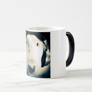 English Bull Terrier wearing Headphones Magic Mug