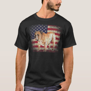 English Bulldog 4th Of July  American Flag Usa  Do T-Shirt