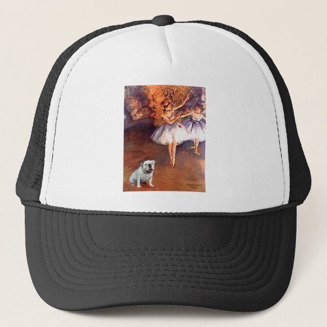 English Bulldog 9 - Two Dancers Trucker Hat (Front)