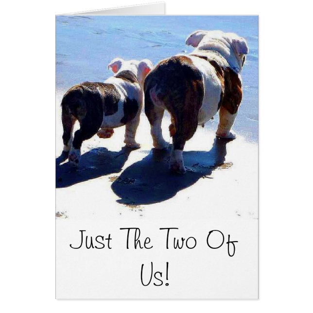 English Bulldog and Puppy (Front)