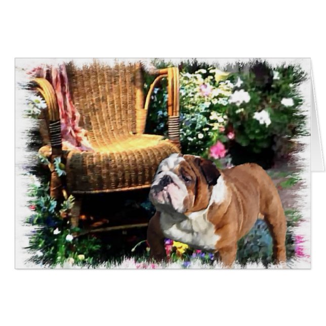 English Bulldog Art Gifts (Front Horizontal)