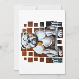 English Bulldog Barbell Workout Weightlifting  Holiday Card