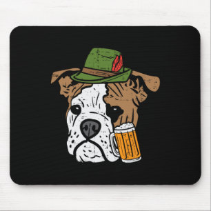 English Bulldog Bavarian Dog Men Women Mouse Pad