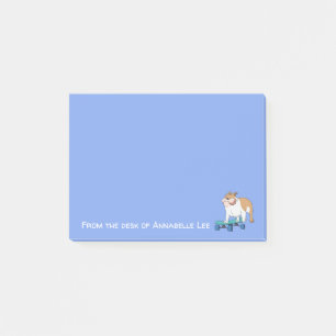 English Bulldog Boarder Post-it Notes