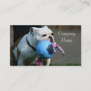 English bulldog business cards