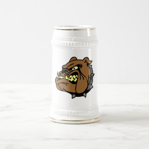 English Bulldog Cartoon Beer Stein