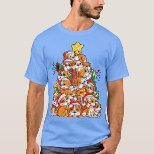 English Bulldog Christmas Tree Dog Santa Xmas Boys T-Shirt