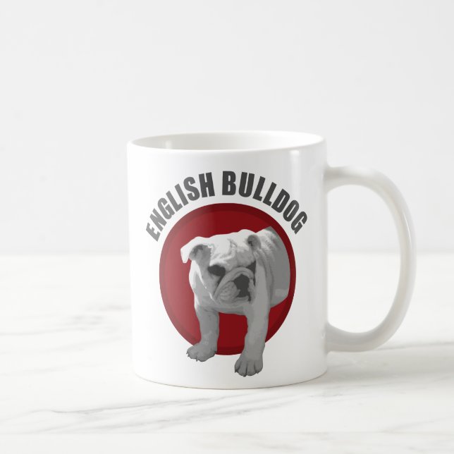 English Bulldog Coffee Mug (Right)