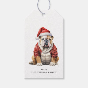 English Bulldog Custom Gift Tags