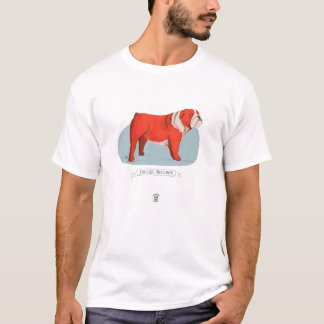 English Bulldog - Cute British Bulldog Drawing T-Shirt