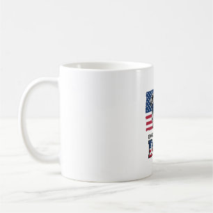 English Bulldog Dad Patriotic Vintage Shirt Design Coffee Mug