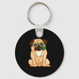 English Bulldog Dog Lover Fun Keychain