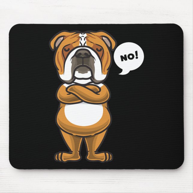 English Bulldog Dog  Mouse Pad (Front)