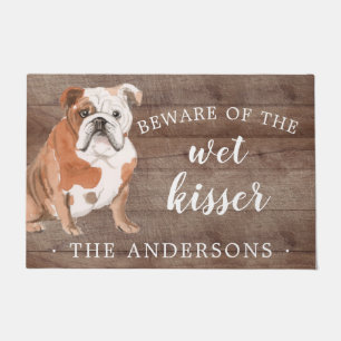 English Bulldog Dog Personalized Door Mat