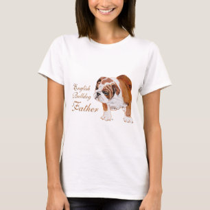 English Bulldog Fathers Day T-Shirt