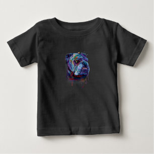 English Bulldog Gift A English Bulldog Mom Baby T-Shirt