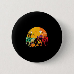 English Bulldog Halloween Costume For Dog Lover 2 Inch Round Button