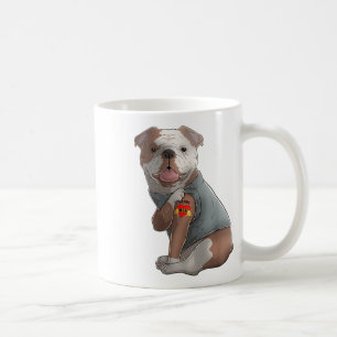 English Bulldog I Love Mom Tattoo Dog Shirt Mother Coffee Mug
