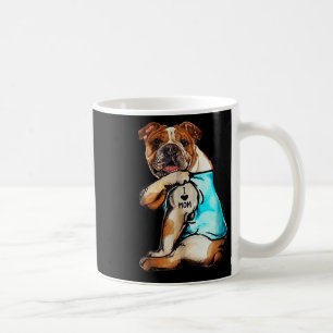 English Bulldog - I Love Mom Tattoo Mothers Day Gi Coffee Mug