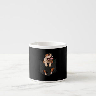 English Bulldog In Your Pocket Dogs Lovers Espresso Cup