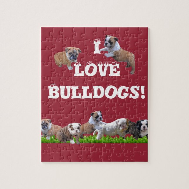 English Bulldog Jigsaw Puzzle (Vertical)
